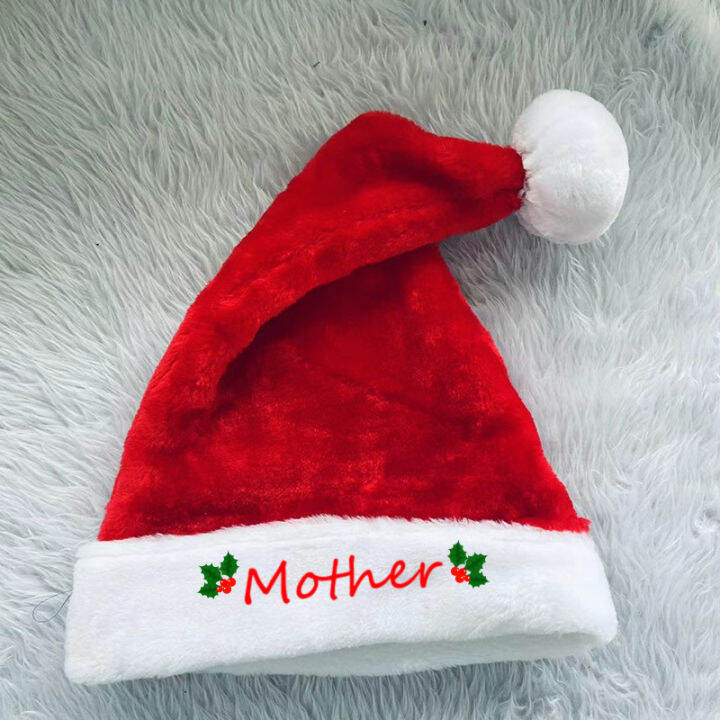 2023-christmas-party-accessories-christmas-party-supplies-plush-santa-claus-hat-family-christmas-hat-high-grade-christmas-decorations-short-plush-santa-hat-wholesale-christmas-supplies-santa-claus-hat