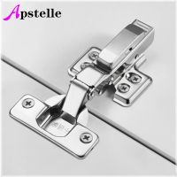 Apstelle 1Pc Stainless Steel C Serie Hinge Door Hydraulic Hinges Damper Buffer Soft Close for Cabinet Kitchen Furniture Hardware