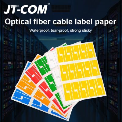[COD] 20sheets P type paper label communication wiring computer network fiber Paper