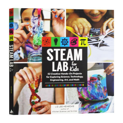 Steam lab for children 52 creative experiments with hands and brains English childrens English popular science books original books