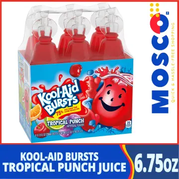 Kool Aid Bursts Berry Blue Kids Drink, 6 ct Pack, 6.75 fl oz Bottles 