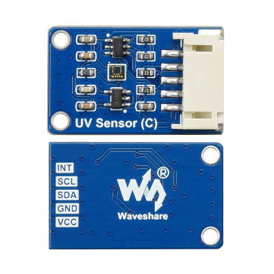 Waveshare Digital LTR390-UV Ultraviolet Sensor (C),เอาต์พุตมัชนี UV โดยตรง,I2C,รวม LTR390-UV-01,ADC ฝังตัว