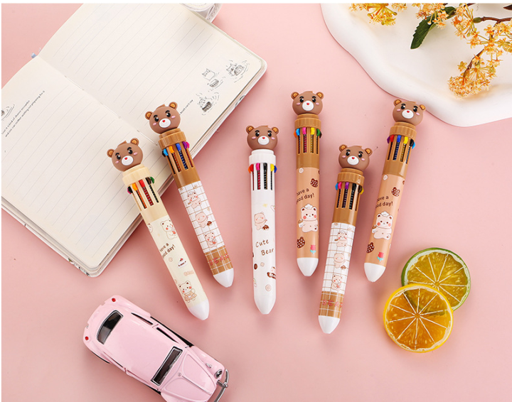 Cartoon Bear Ballpoint Pen School Office Supply Stationery