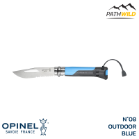 OPINEL N°08 OUTDOOR มีดพับ ใบมีดสแตนเลส ดูแลรักษาง่าย มีระบบล็อคเพื่อความปลอดภัยแบบเฉพาะตัว ผลิตในประเทศฝรั่งเศส