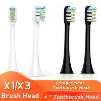 SOOCAS Electric Toothbrush Head Accessories 2pcGeneral Cleaning Type Deep Cleaning Type Sensitive Care Type Pink White and Black