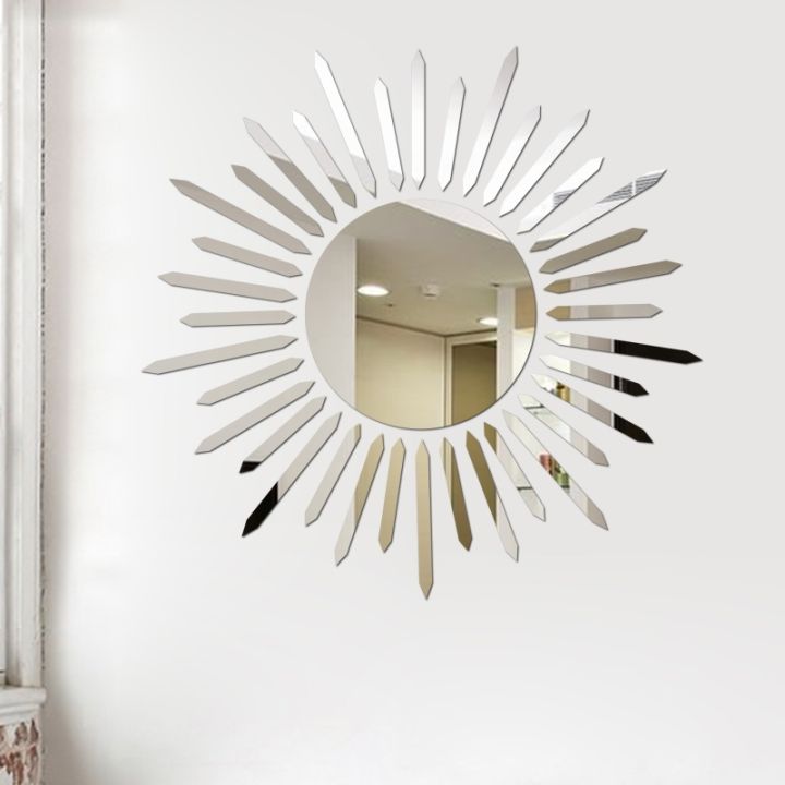 HOT】 New Decorative Mirrors Stickers Aesthetic Room Decor Mirror ...