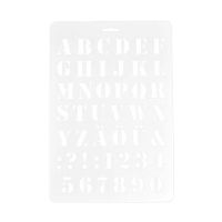 4X Lettering Stencils, Letter and Number Stencil, Painting Paper Craft Alphabet and Number Stencils( 1)