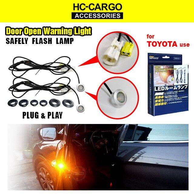 Toyota Plug And Play Door Open LED Warning Light Signal Blinking Hazel