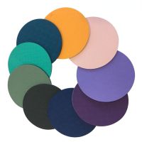 1PC Portable Yoga Mats  Small Round Knee Pad Home Fitness Sprot Pad Flat Support Protective Cushion Non Slip Mat Random Color