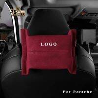 เคสป้องกันกระเป๋าใส่กระดาษชำระหนังกลับสำหรับ Porsche Taycan Macan Panamera Cayenne Boxster,อุปกรณ์เสริมภายในกล่องหลังเบาะ