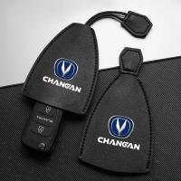 ☍☾◆ For CHANGAN CS15 CS35 CS55 CS75 CS95 Pull-Out Key Case - PU Leather Pull Type Key Bag Holder Case New Leather Keychain Pouch