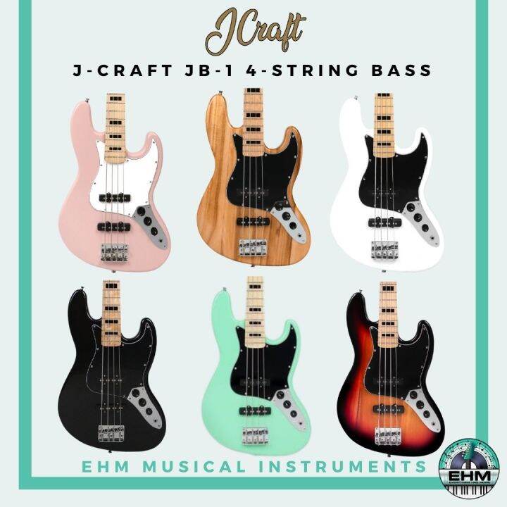 Jcraft JB1 4String Bass Guitar with Gigbag Lazada PH