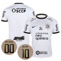 football Summer Sports fashion 3D printed T-shirts for men and women 22-23 New season All sponsors Corinthians home jerseys can be customized names and numbers Trendy mens versatile T-shirt