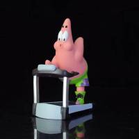 โมเดลฟิกเกอร์ Eul Treadmill Patrick Star SpongeBob SquarePants ของเล่นสําหรับเด็ก เก็บสะสม