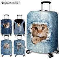 TLDGAGAS Stretch Fabric Cute Cat Luggage Protective Cover Suit 18-32 Inch Trolley Suitcase Case Covers Travel Accessories