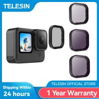 TELESIN For GoPro 9 10 ND8 16 32 CPL Lens Filter Set Aluminium Alloy Frame for GoPro Hero 9 10 Black ND CPL Lens Accessoreis Filters