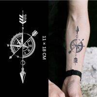 【Mars Tattoo】NEW Technology Magic Long Lasting 2 Weeks, Semi-Permanent tattoo,Temporary Tattoo Sticker, Fake Tattoo, Arrow, Compass, D033