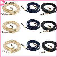 XIANP 9PCS สีดำสีดำ สายคล้องคอ สีขาวขาว สีฟ้าสีฟ้า สายคล้องแว่นตาปรับได้ ที่วางของ โซ่แว่นตา แว่นตาสำหรับผู้หญิง