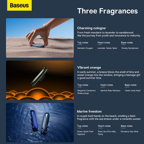 Baseus luxury car air freshener long - ảnh sản phẩm 2