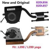 New Original CPU Cooling Fan Heatsink Radiator Cooler For Lenovo Thinkpad L390 L390 YOGA Laptop FRU 02DL856 02DL857