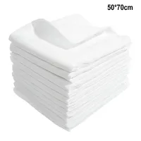 1pcs 50x70 Cm White Muslin Bamboo Fiber Cotton Baby Diapers Clothes Diaper Inserts Bibs Washable Babies Care Eco-friendly Diaper Cloth Diapers