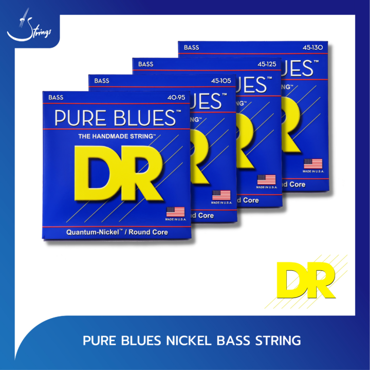 สายเบส DR Pure Blues Nickel Bass String Strings Shop Lazada.co.th