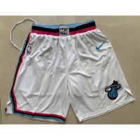 2022 2023 Newest 3 styles NBA shorts pants Miami Heat white basketball shorts