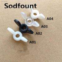 ஐ♝✕ 10pcs/lot Nylon wing nut M4 M5 M6 M8 Disc nuts PC transparent plastic Butterfly nuts