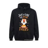 Sudadera con capucha de Tiger Just A Girl Who Loves Cat para mujer, sudaderas con capucha 3D de estilo, ropa clásica de manga larga