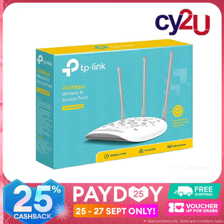TPLink TLWA901ND N450 450Mbps Wireless N WiFi Access Point Lazada