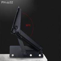 2 Pieces Adjustable Angle Mechanism Hinge Metal Steel Black Sofa Bed Bedding Hardware Small Dual-Purpose Hinge