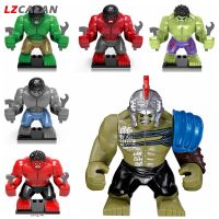 LZCA Marvel Avengers วีรบุรุษซูเปอร์ฮีโร่บรูซแบนเนอร์ขนาดใหญ่บล็อกตัวต่อ Minifigures Kids Toys ของขวัญ