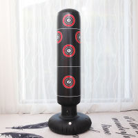 155CM Punching Bag Inflatable Boxing Bag Training Pressure Relief Exercise Water Base Standing Sandbag Sack Building Equipment