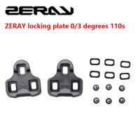 ZERAY Pedal Cleat แผ่นล็อค 0/3 องศา 110S ลื่นสำหรับ LOOK KEO แผนที่จักรยานขี่จักรยานการแข่งขันเหยียบ cleat-TTBY STORE