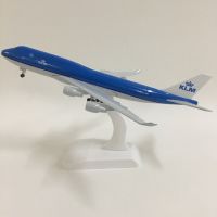 Jason Tutu กระเป๋า20ซม. Klm ราชวงศ์ดัชท์ Boeing 747โมเดลเครื่องบินโมเดลเครื่องบิน1:300 Diecast โลหะเครื่องบินของเล่นสะสม