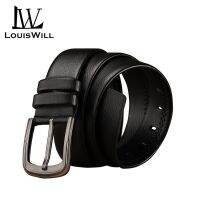 ✆❆✉ LouisWill Men Belts Cowhide Leather Adjustable Length (120cm)