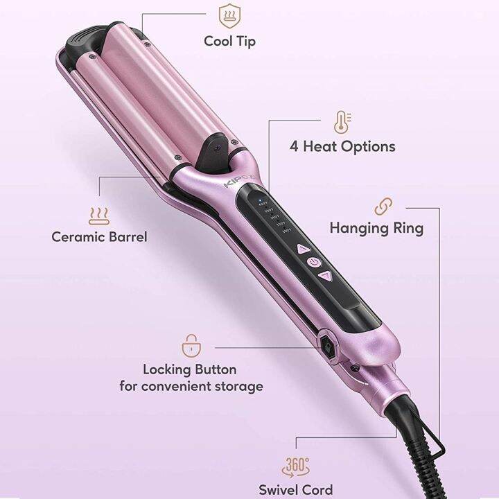 hot-xijxexjwoehjj-516-kipozi-kp-jfb280-professional-ความงามชายหาดคลื่น-curling-iron-u-shaped-เซรามิค-barrel-ล็อคปุ่ม-dual-แรงดันไฟฟ้า-salon-hair-tool