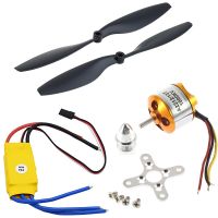 A2212 1000KV มอเตอร์ Outrunner ไร้แปรง + Simonk 30A ESC + 1045 Elica (1 Coppia) ชุด Quad-Rotore ต่อ F450 F550มัลติคอปเตอร์