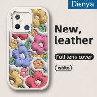 เคส Dienya M5s ซิลิโคนนิ่มสำหรับ12C Xiaomi Redmi,เคสลายกระต่ายดอกไม้การ์ตูนเคสใส่โทรศัพท์หนังเคสมือถือกันกระแทกป้องกันการตกพร้อมเคสป้องกันกล้องเลนส์คลุมทั้งหมด