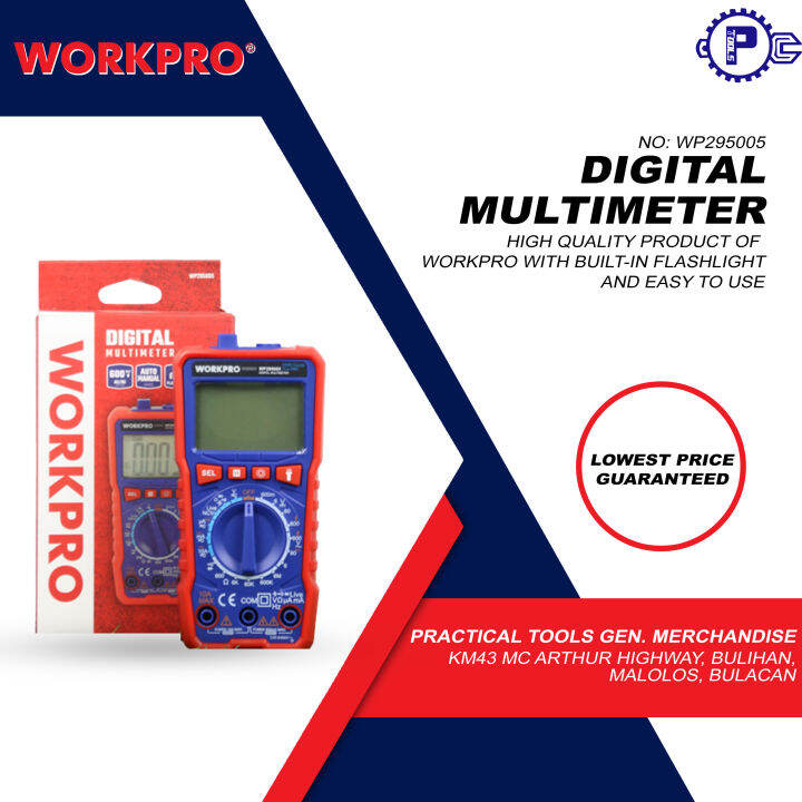 WORKPRO DIGITAL MULTIMETERS Lazada PH