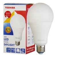 TOSHIBA หลอดไฟ LED 18W แสงขาว / แสงส้ม (DL / WW) E27