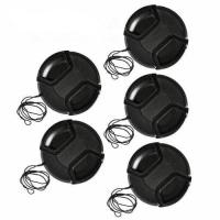 30pcs/lot 49 52 55 58 62 67 72 77 82 86mm center pinch Snap-on cap cover for canon/nikon/sony camera Lens without logo