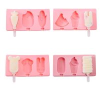 Popsicle Molds Silicone Cake Pop Molds - Cakesicle Molds for DIY Ice Cream Bar Reusable Easy Release Ice Pop Maker Ice Maker Ice Cream Moulds