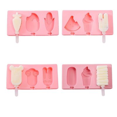 Popsicle Molds Silicone Cake Pop Molds - Cakesicle Molds for DIY Ice Cream Bar Reusable Easy Release Ice Pop Maker Ice Maker Ice Cream Moulds
