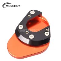 Motorcycle CNC Aluminum Stand Enlarger Plate Side Kickstand Extension For DUKE125 DUKE200 DUKE390 690 950 Adventure LC8 990 SMR