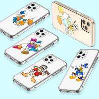 เคสโทรศัพท์ หรับ iPhone 13 14 G9 Moto 12 G8 Play Mini SE Power Max Plus Pro อ่อนนุ่ม โปร่งใส ปก T-159 Donald duck