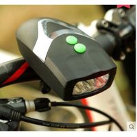 3LED Bicycle Horn Headlight Car Light Multifunctional With 3LED Electric Speaker