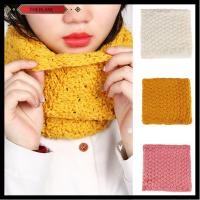 THEBLANC Thick Long Scarves Winter Shawl Knit Neck Warmer Circle Scarf Wool Cowl Cable Collar