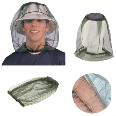 【LZ】❡◘  Fishing Cap Mosquito Proof Sunscreen Veil Anti Bee Cap Bug Mesh Head Net Breathable Sunshade Mask Fishing Equipment Wholesale