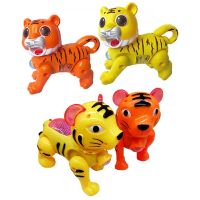 Funny Electric Cartoon Tiger Toy with Light Music Run &amp; Walk Animal Toy Interactive Play Toy Birthday Gift for Girl Boy